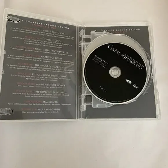 Game of Thrones: The Complete Second Season (DVD, 2015, 5-Disc Set) - Picture 5 of 8